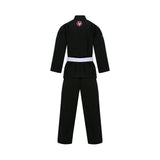 TATSU SILVERBACK BJJ GI KIDS 2.0 BLACK BACK SIDE