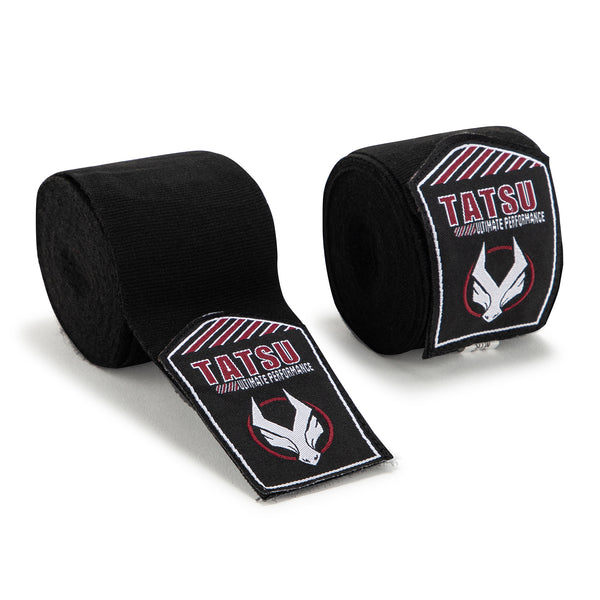 TATSU STRETCH HAND WRAPS BLACK 4.5M RIGHT SIDE