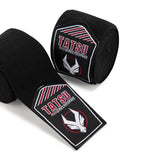 TATSU STRETCH HAND WRAPS BLACK 4.5M TOP SIDE