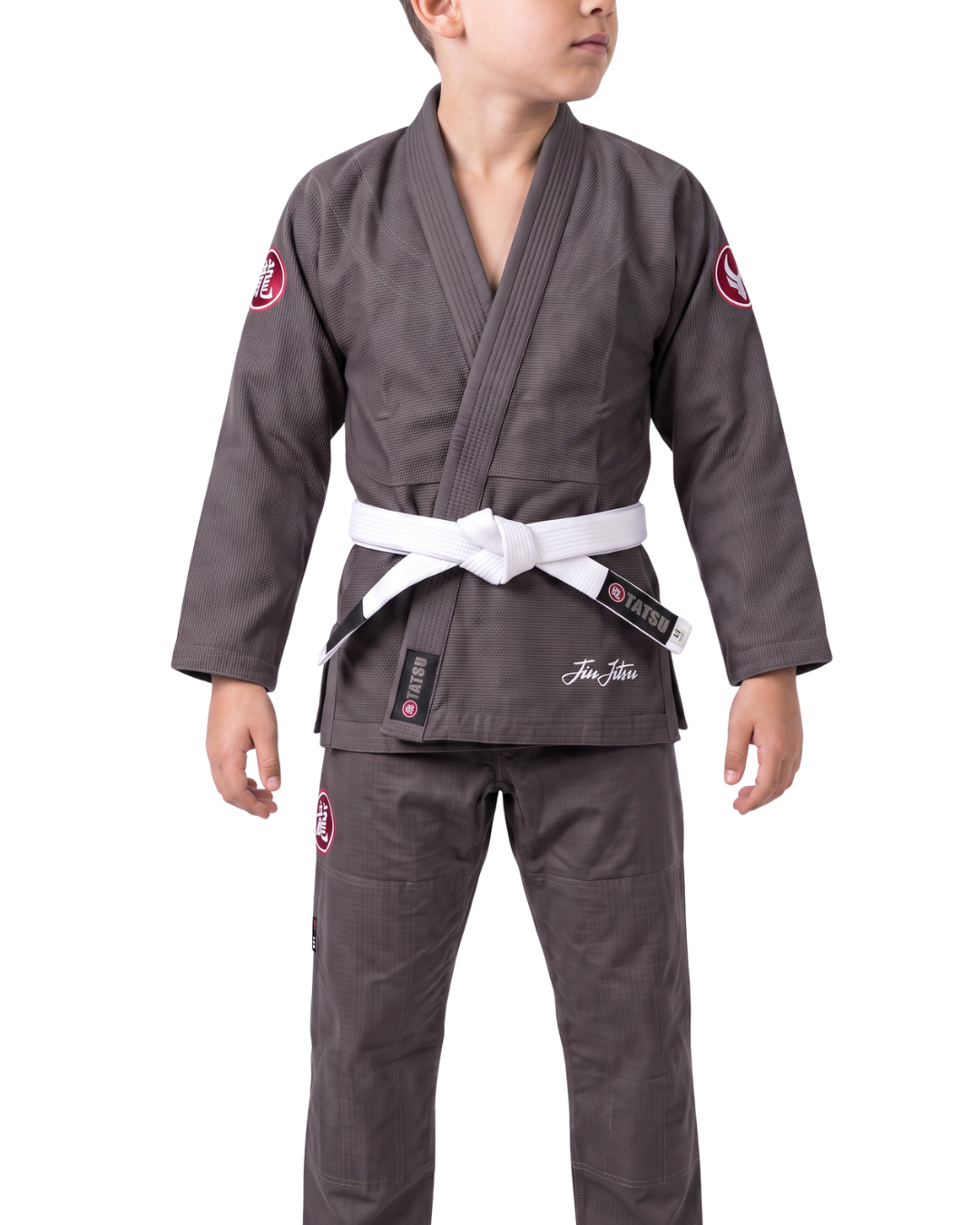 TATSU RONIN BJJ Gi Grey – Premium Pearl Weave | Adults & Kids