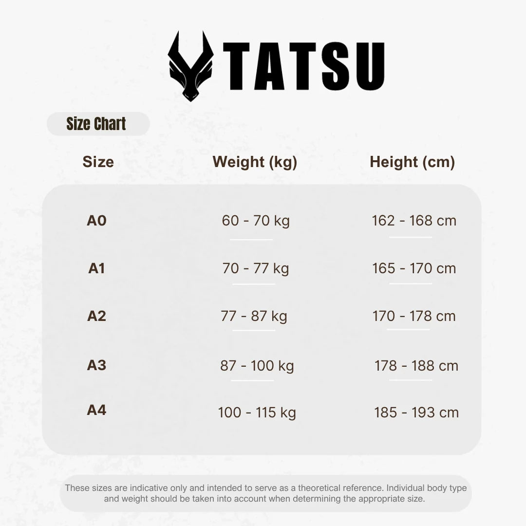 TATSU FEARLESS BJJ Gi – Black | Premium Pearl Weave - Adults & Kids