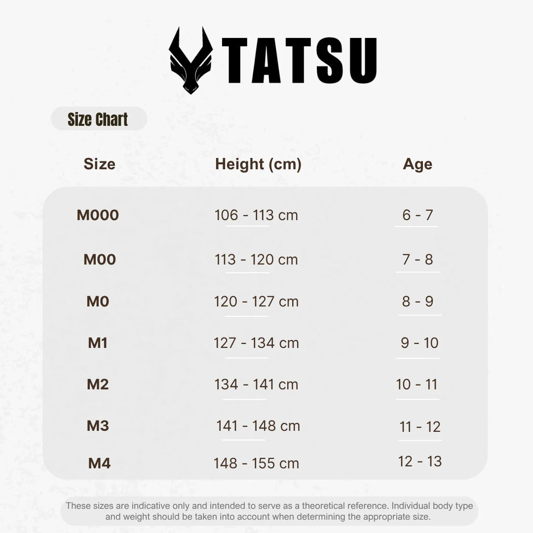 TATSU FEARLESS BJJ Gi – Black | Premium Pearl Weave - Adults & Kids