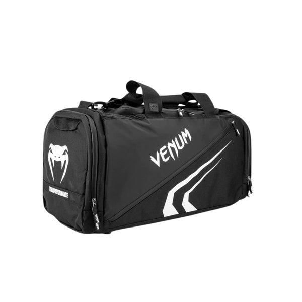 TRAINER LITE EVO SPORTS BAG BLACK WHITE FRONT SIDE
