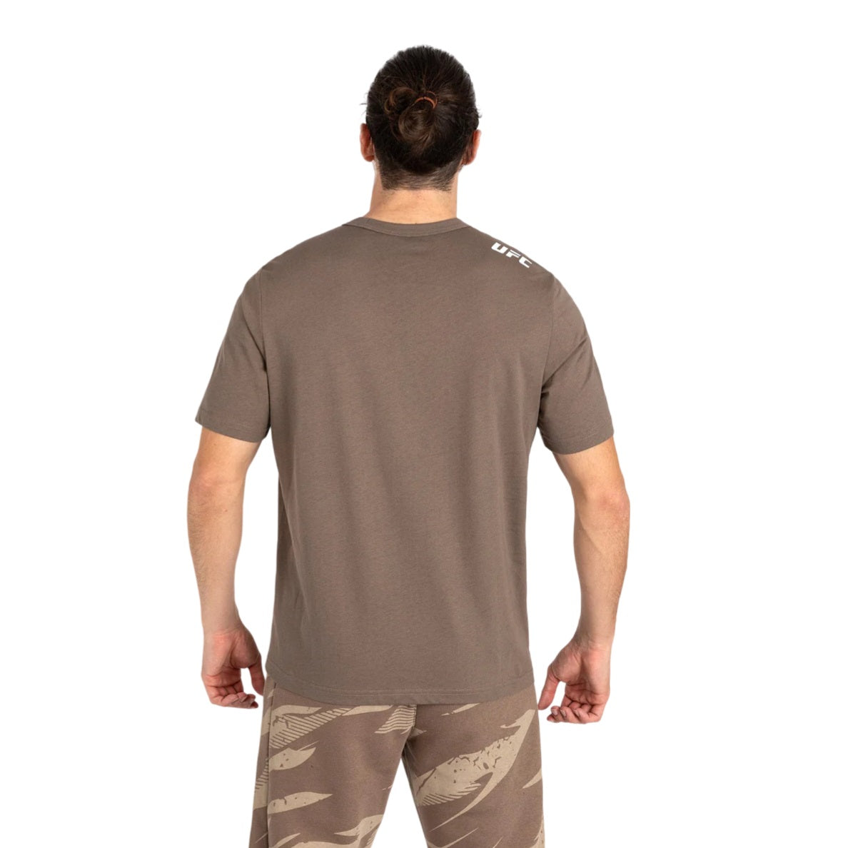 UFC ADRENALINE BY VENUM FIGHT WEEK MENS SHORT- SLEEVE T-SHIRT SAND BACK SIDE