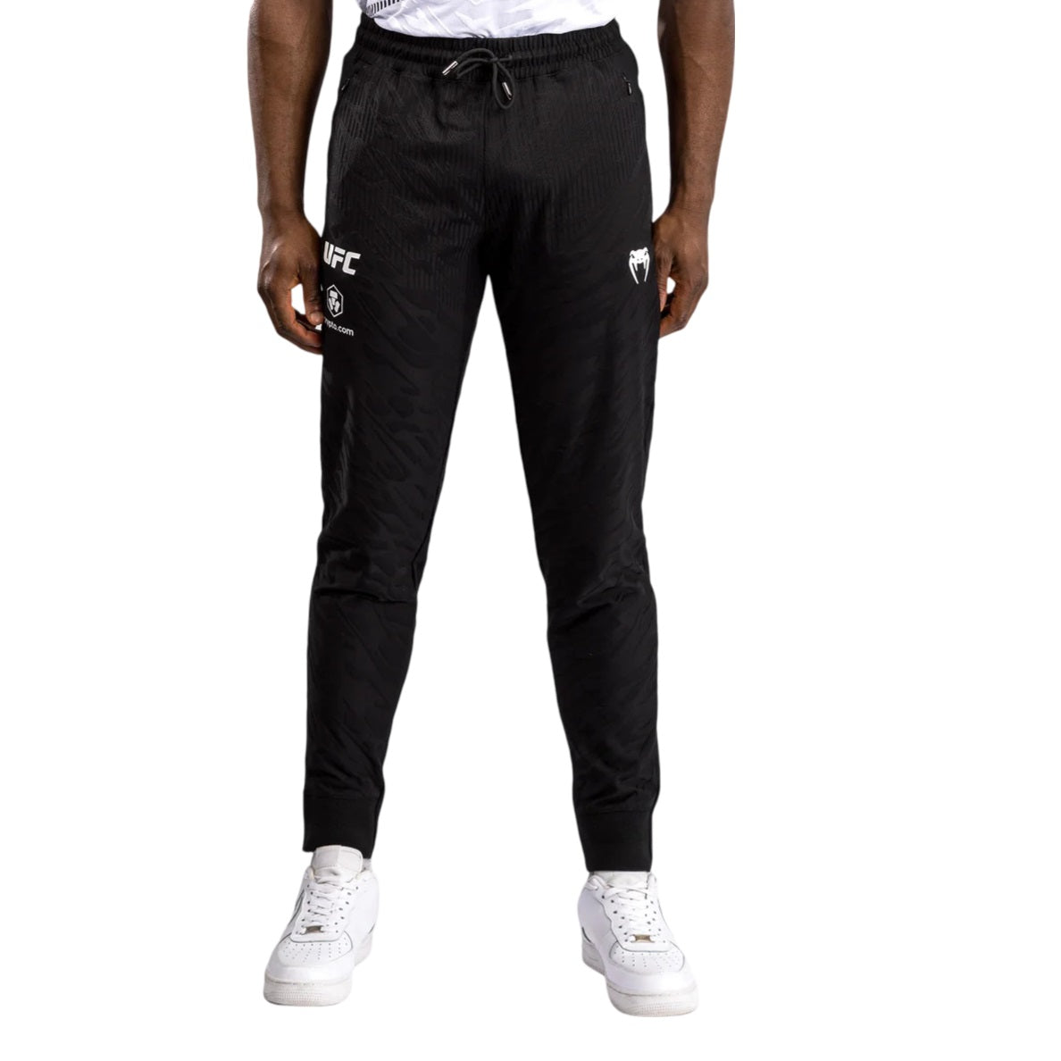 UFC FUSION BY VENUM AUTHENTIC FIGHT NIGHT JOGGERS BLACK FRONT SIDE