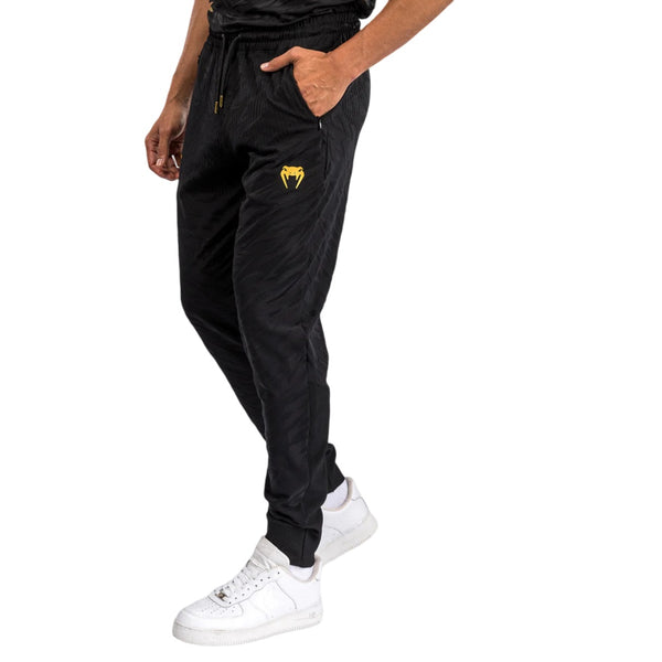 UFC FUSION BY VENUM AUTHENTIC FIGHT NIGHT JOGGERS BLACK GOLD LEFT SIDE