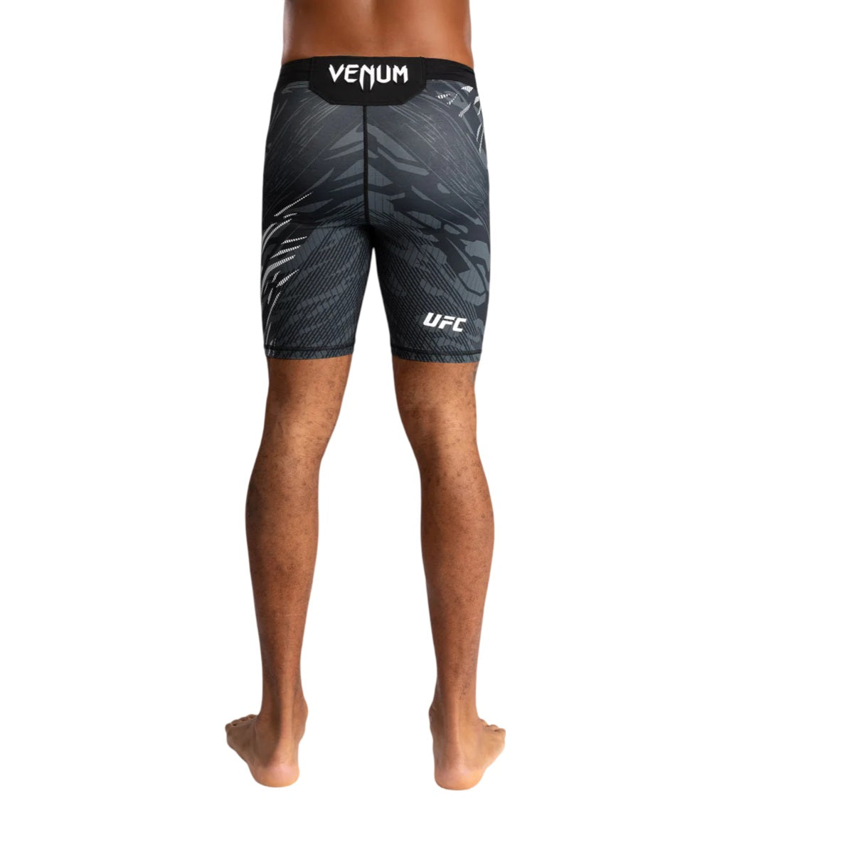 UFC FUSION BY VENUM AUTHENTIC FIGHT NIGHT VALE TUDO SHORTS BLACK BACK SIDE
