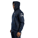 UFC FUSION BY VENUM FIRST WEEK PULLOVER HOODIES BLUE LEFT SIDE