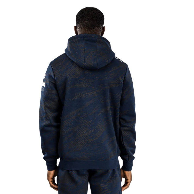 UFC FUSION BY VENUM FIRST WEEK PULLOVER HOODIES BLUE BACK SIDE