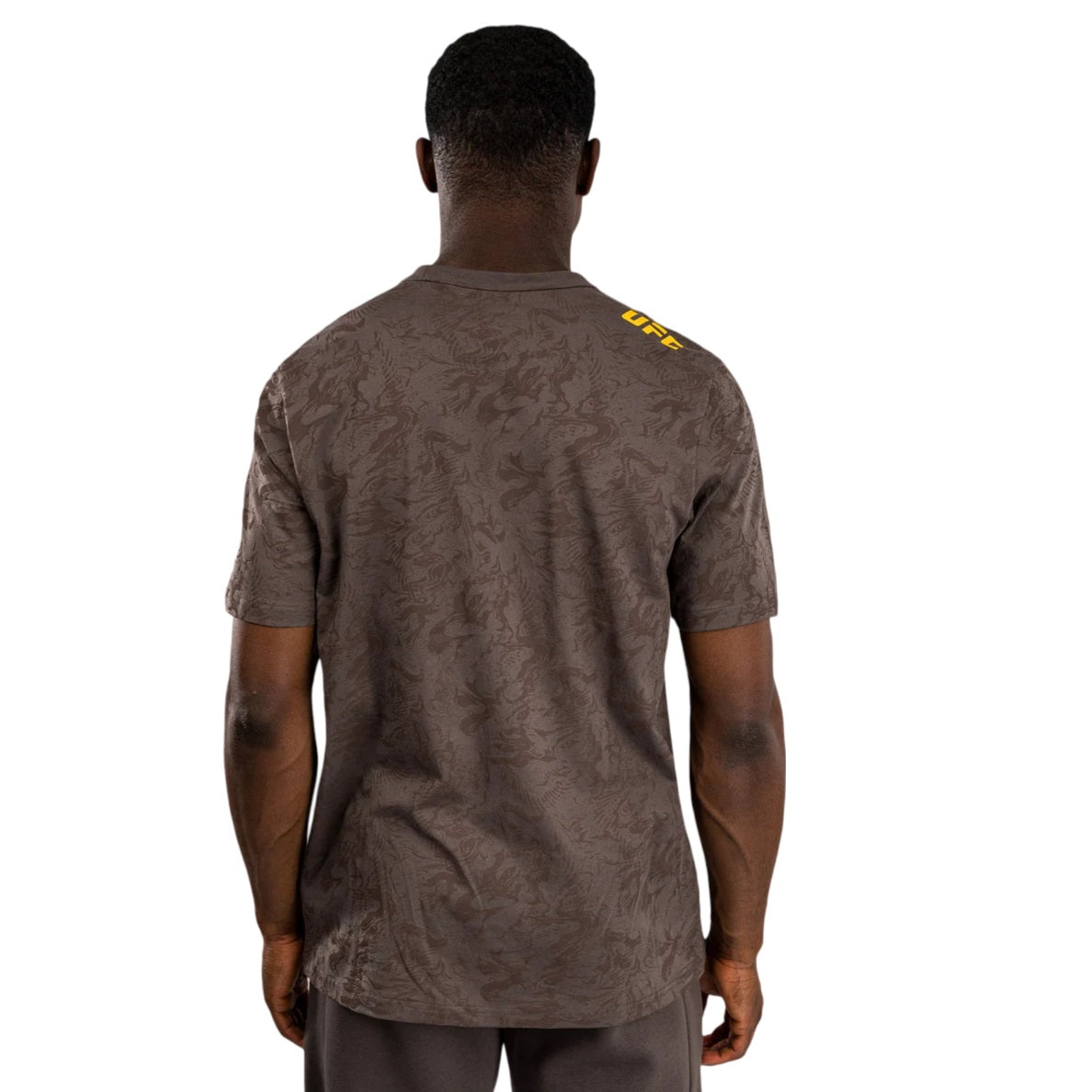 UFC FUSION BY VENUM FIRST WEEK T-SHIRT SHORT SLEEVES DARK BROWN BACK SIDE