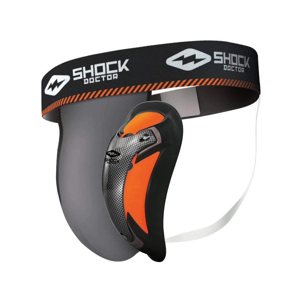 ULTRA PRO SUPPORTER W/FLEX CUP GREY FRONT SIDE