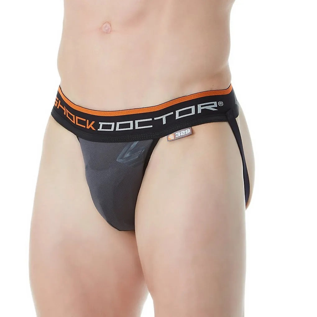ULTRA PRO SUPPORTER W/FLEX CUP GREY RIGHT SIDE