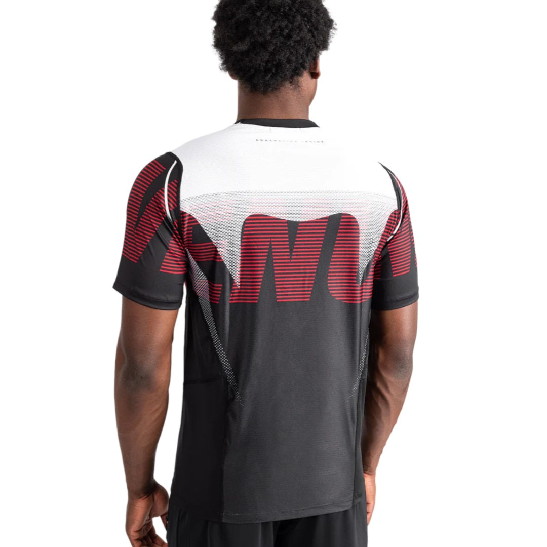 VENUM ADRENALINE MENS DRY-TECH T-SHIRT BLACK RED BACK SIDE