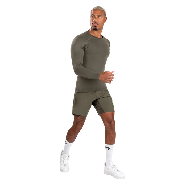 VENUM CONTENDER RASHGUARD LONG SLEEVES GREY RIGHT SIDE
