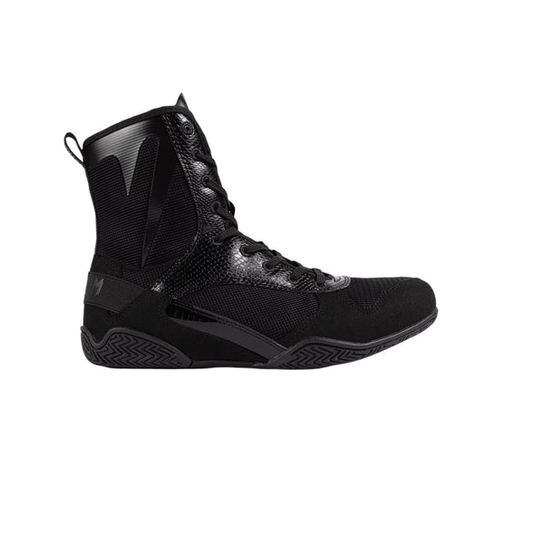 VENUM ELITE BOXING SHOES BLACK RIGHT SIDE