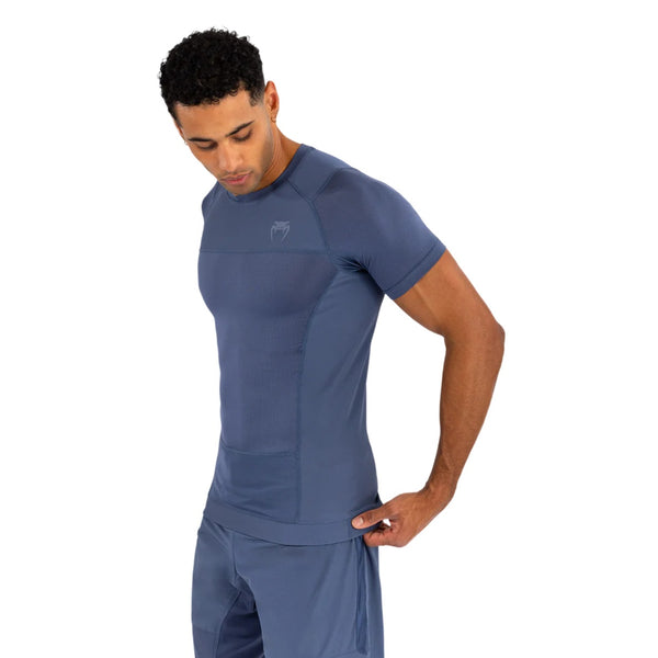 VENUM G-FIT AIR RASHGUARD SHORT SLEEVE FOGGY BLUE LEFT SIDE