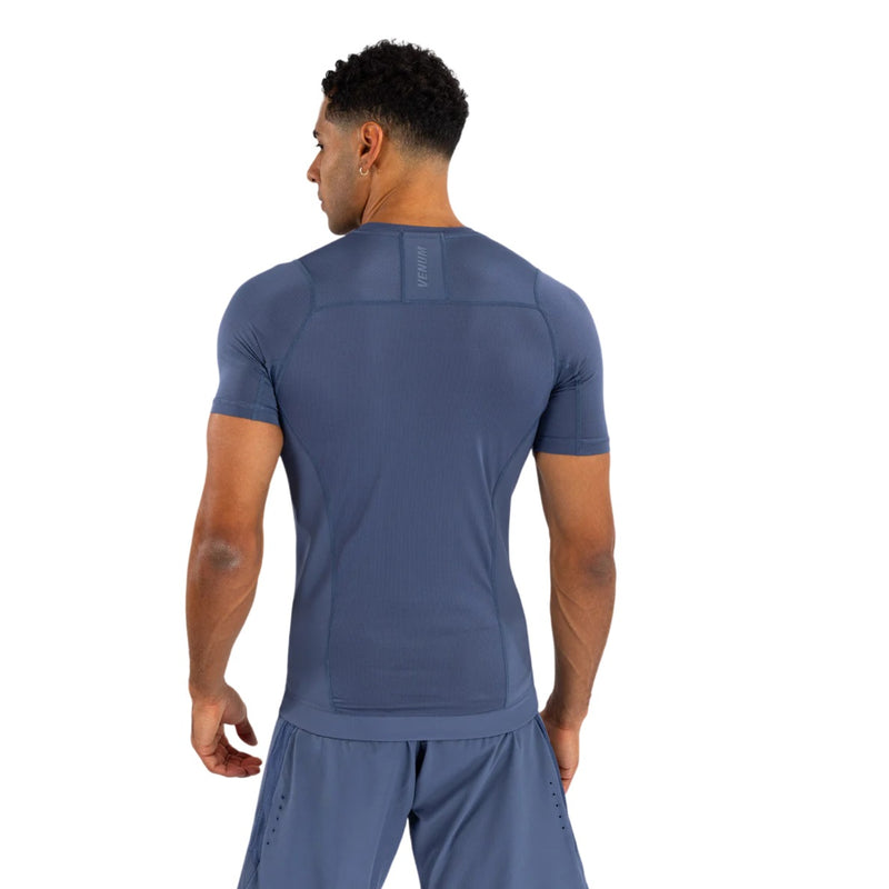 VENUM G-FIT AIR RASHGUARD SHORT SLEEVE FOGGY BLUE BACK SIDE