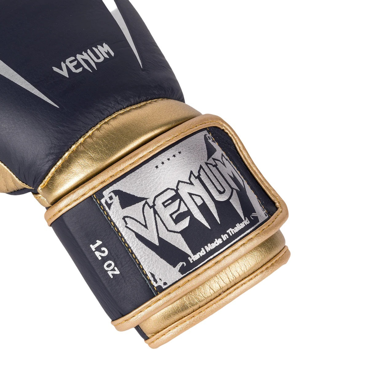 VENUM GIANT 3.0 BOXING GLOVES NAVY BLUE GOLD RIGHT SIDE