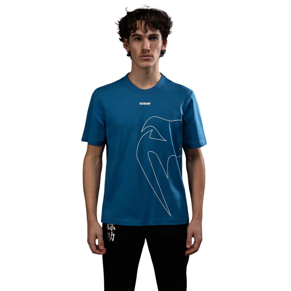 VENUM GIANT CONNECT T-SHIRT MISTY BLUE FRONT SIDE