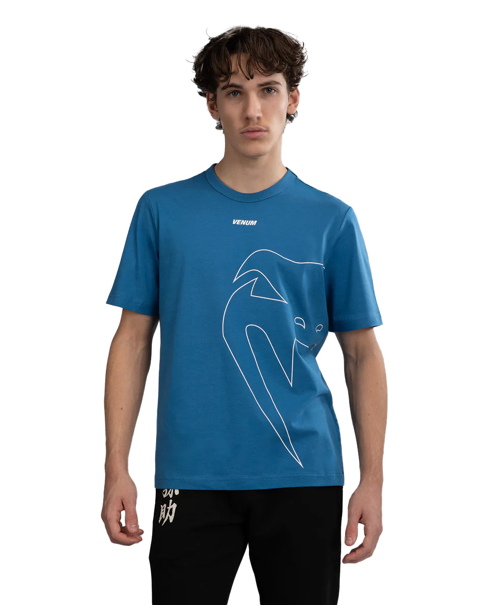 VENUM GIANT CONNECT T-SHIRT PACIFIC BLUE FRONT SIDE