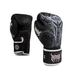 VENUM GLADIATOR 5.0 BOXING GLOVES BLACK GREY RIGHT SIDE