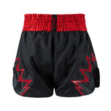 VENUM INFERNO 2.0 MUAY THAI SHORTS CHARCOAL GREY/RED BACK SIDE