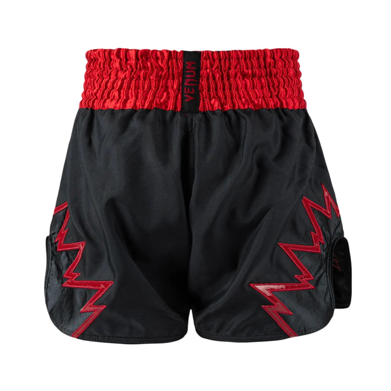 VENUM INFERNO 2.0 MUAY THAI SHORTS CHARCOAL GREY/RED BACK SIDE