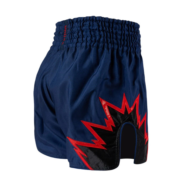 VENUM INFERNO 2.0 MUAY THAI SHORTS ROYAL BLUE/RED/BLACK RIGHT SIDE