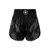 VENUM NEXUS MUAY THAI SHORTS BLACK/SILVER BACK SIDE