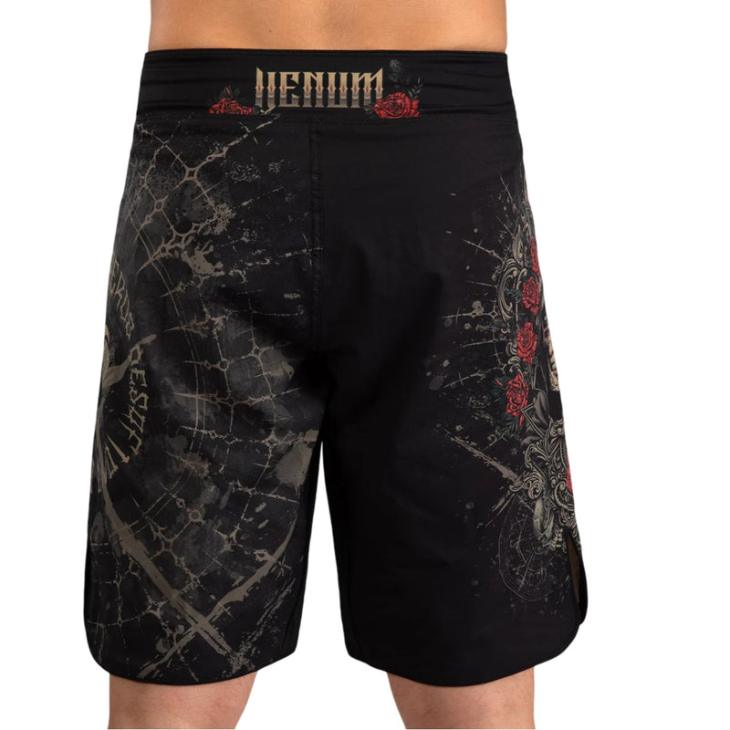 VENUM SANTA MUERTE 5.0 FIGHTSHORTS DEEP BLACK GOLD BACK SIDE