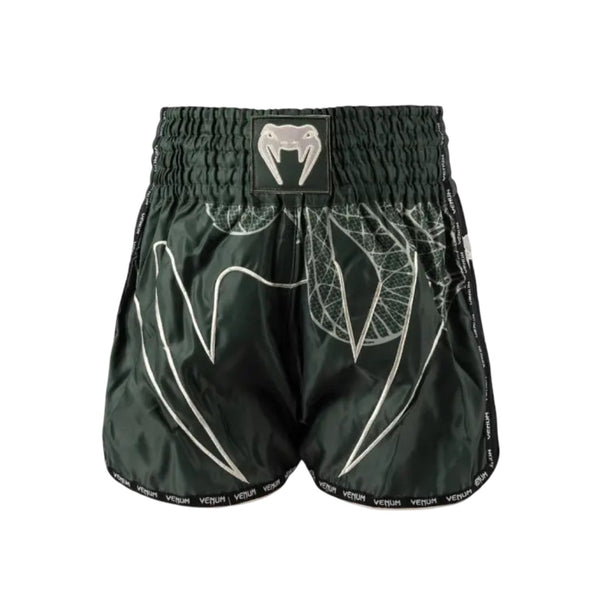 VENUM SERPENTI MUAY THAI SHORTS KAKI/BRONZE/IVORY FRONT SIDE