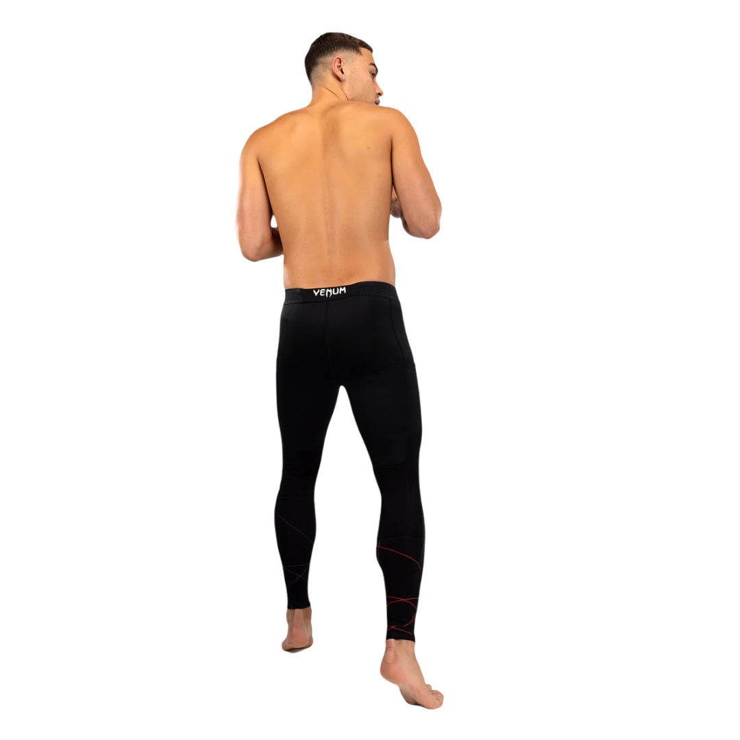 VENUM TACTICAL XT SPATS BLACK FIRE RED BACK SIDE