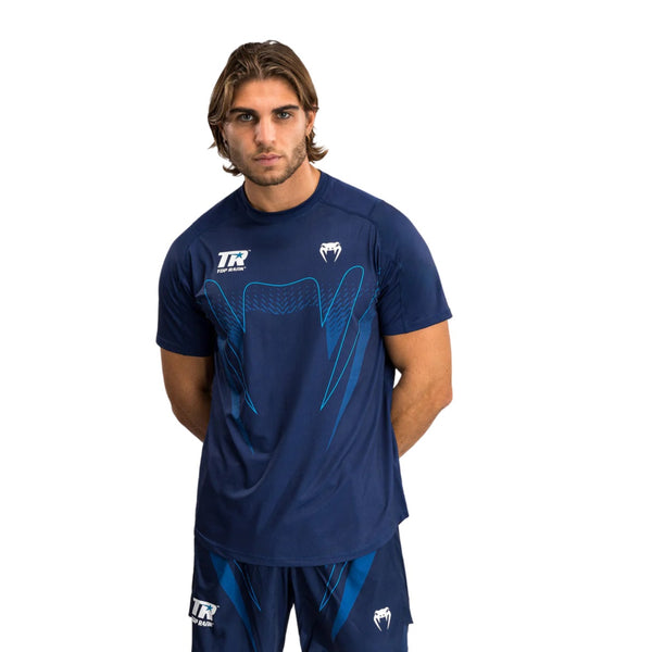 VENUM TOP RANK ORIGINAL DRY TECH NAVY BLUE FRONT SIDE