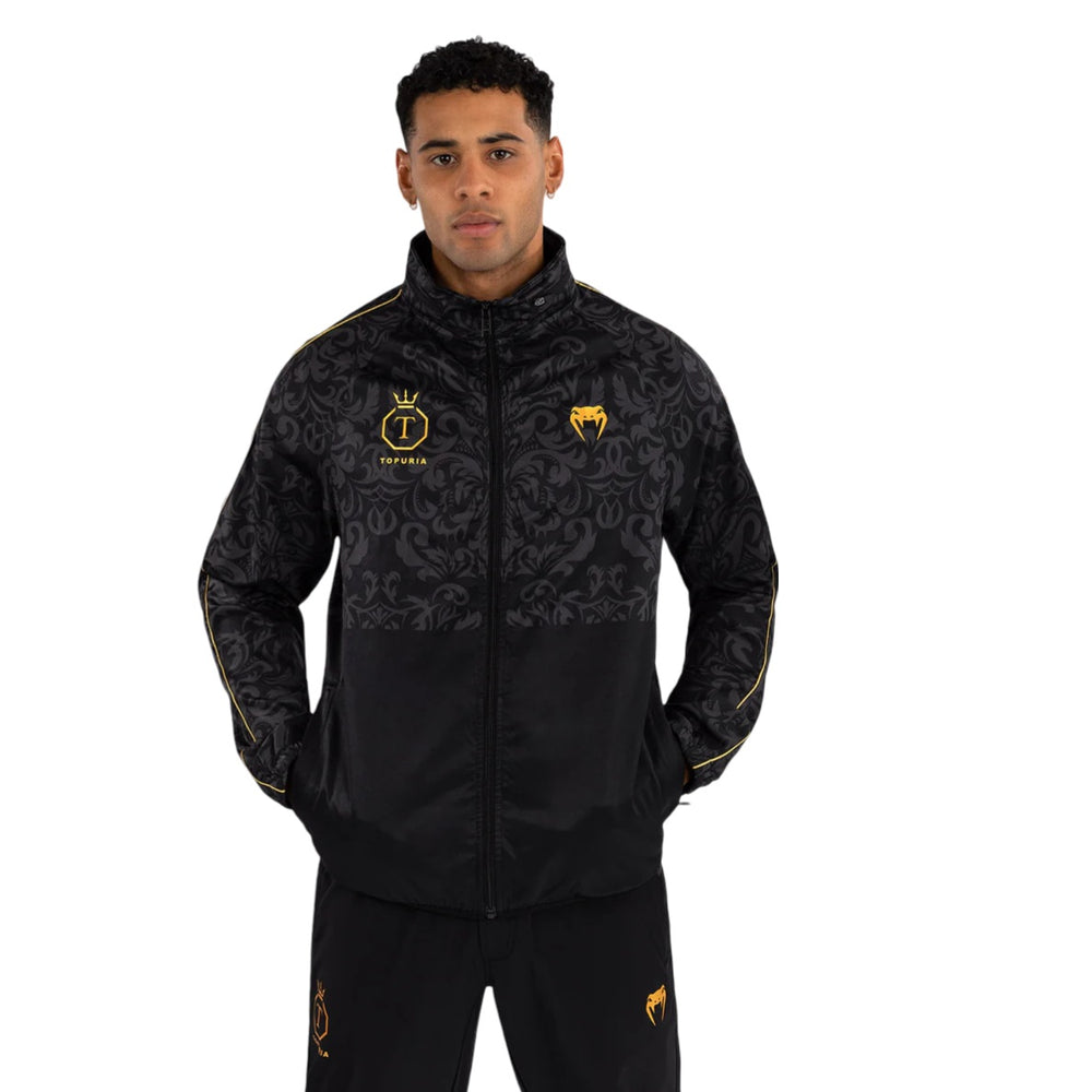 Venum X Ilia Topuria Unmatched Track Jacket - Men's UFC Fighter Inspired Jacket With Zippered Pockets & Ribbed Neck