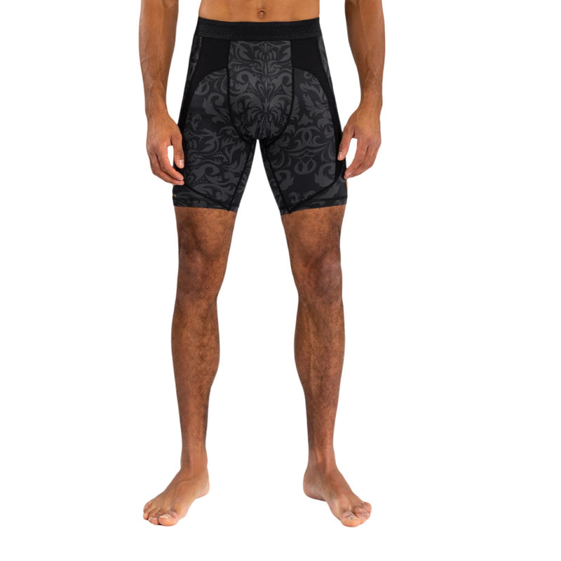 VENUM UNMATCHED TOPURIA EDITION VALE TUDO SHORTS BLACK GOLD FRONT SIDE