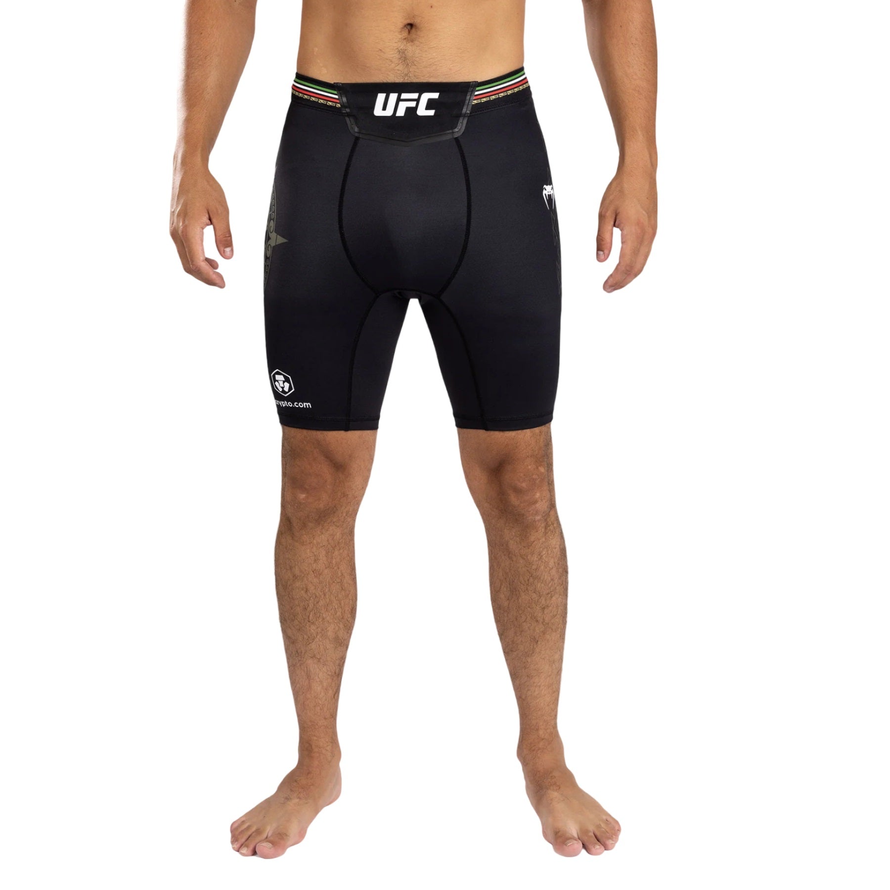 VENUM X UFC NOCHE VALE TUDO SHORTS BLACK FRONT SIDE