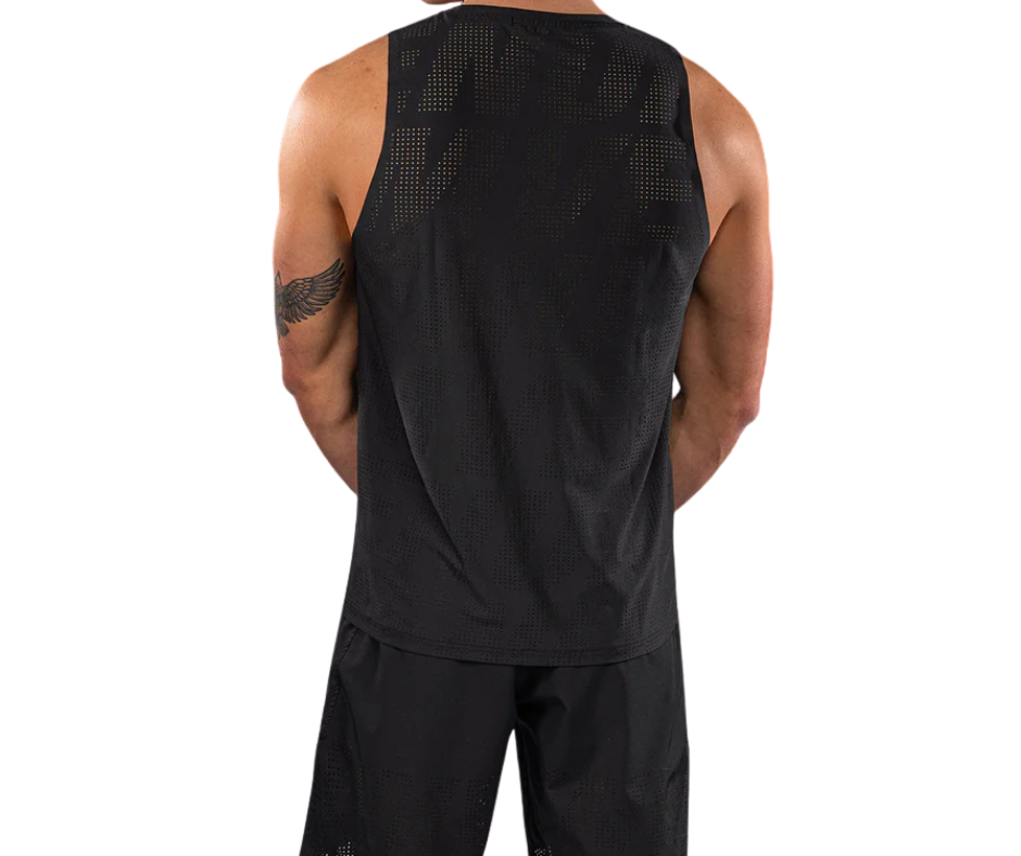 Venum Lazer Dry‑Tech Tank Top – Black/Grey | Lightweight Training Tank