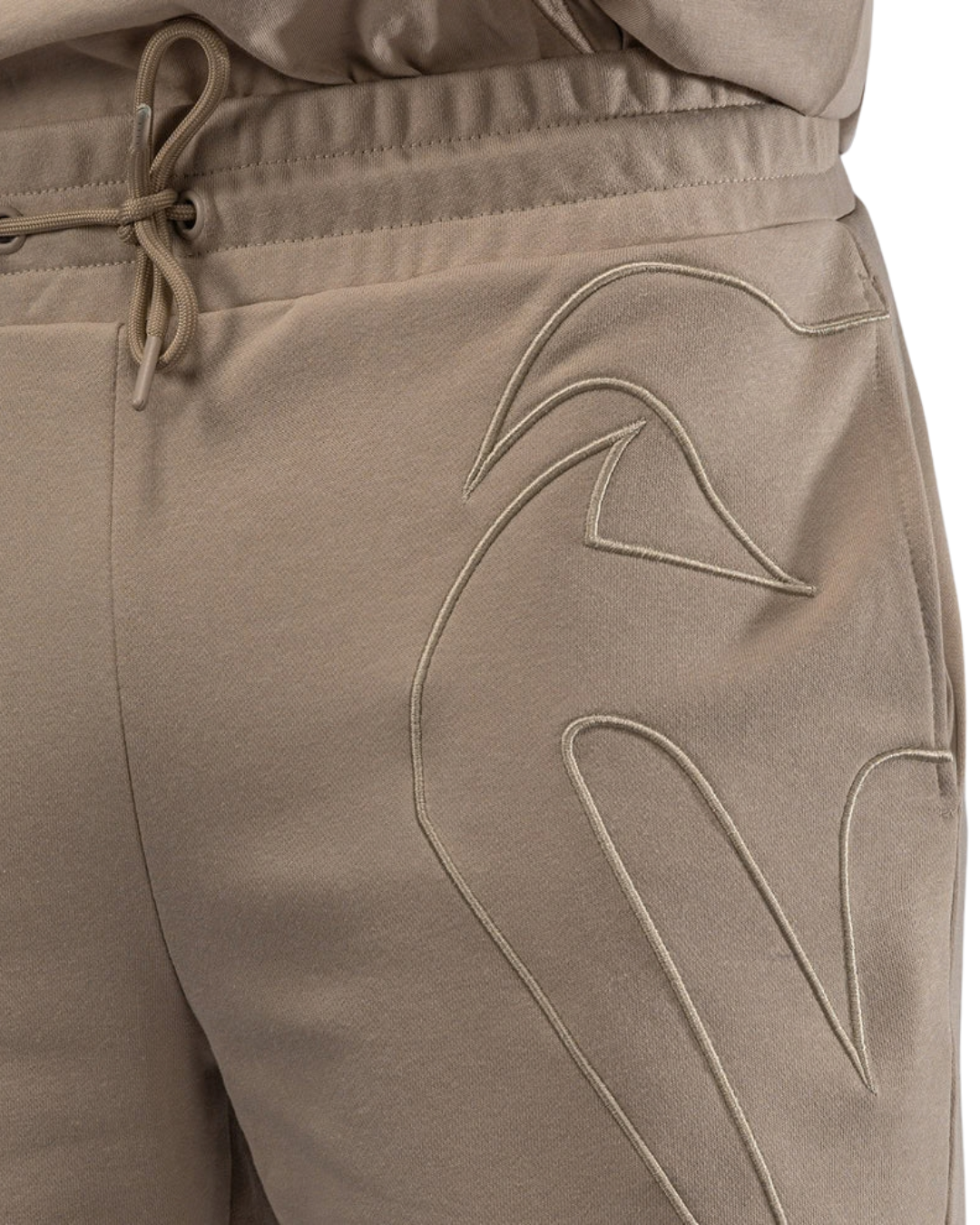 Venum Giant 3D Cotton Shorts – Beige | French Terry Cotton - Regular Fit - Lifestyle Athletic Wear