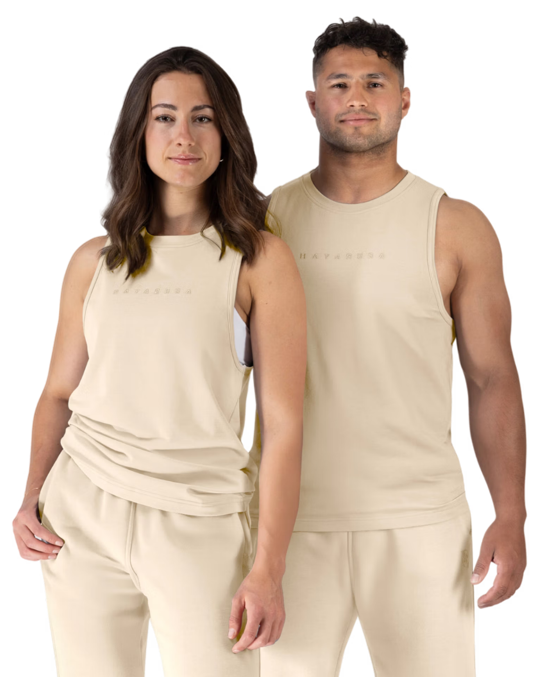 HAYABUSA Essential Heavyweight Tank – Beige | Unisex