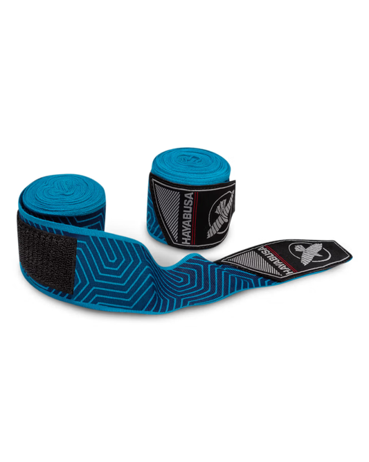 HAYABUSA PERFECT STRETCH HANDWRAPS BLUE GEO STANDARD