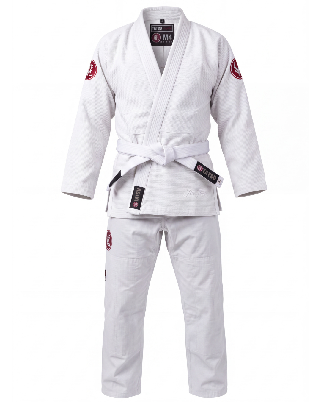 TATSU RONIN BJJ Gi White – Premium Pearl Weave | Adults & Kids