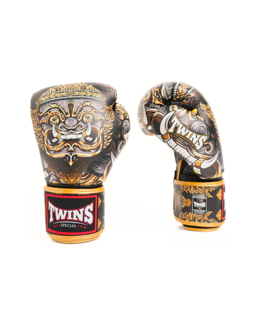 Twins Special FBGVL4-63 Boxing Gloves – Yakthai Gold/Black