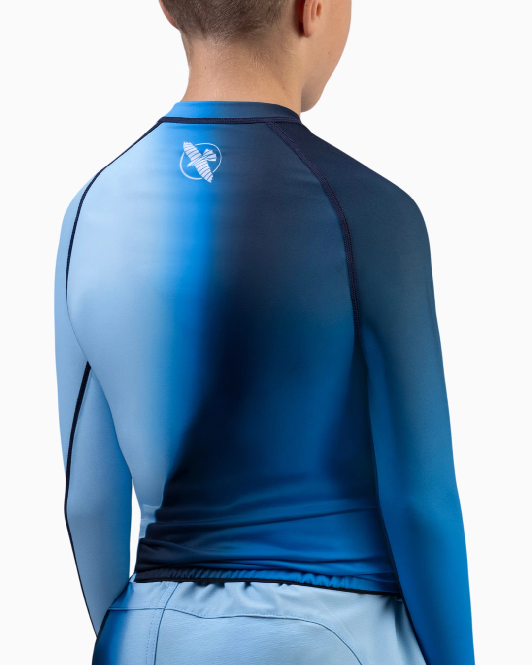 HAYABUSA Youth Longsleeve Rashguard – Blue | Compression Top