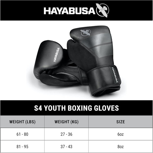 HAYABUSA S4 YOUTH BOXING GLOVES