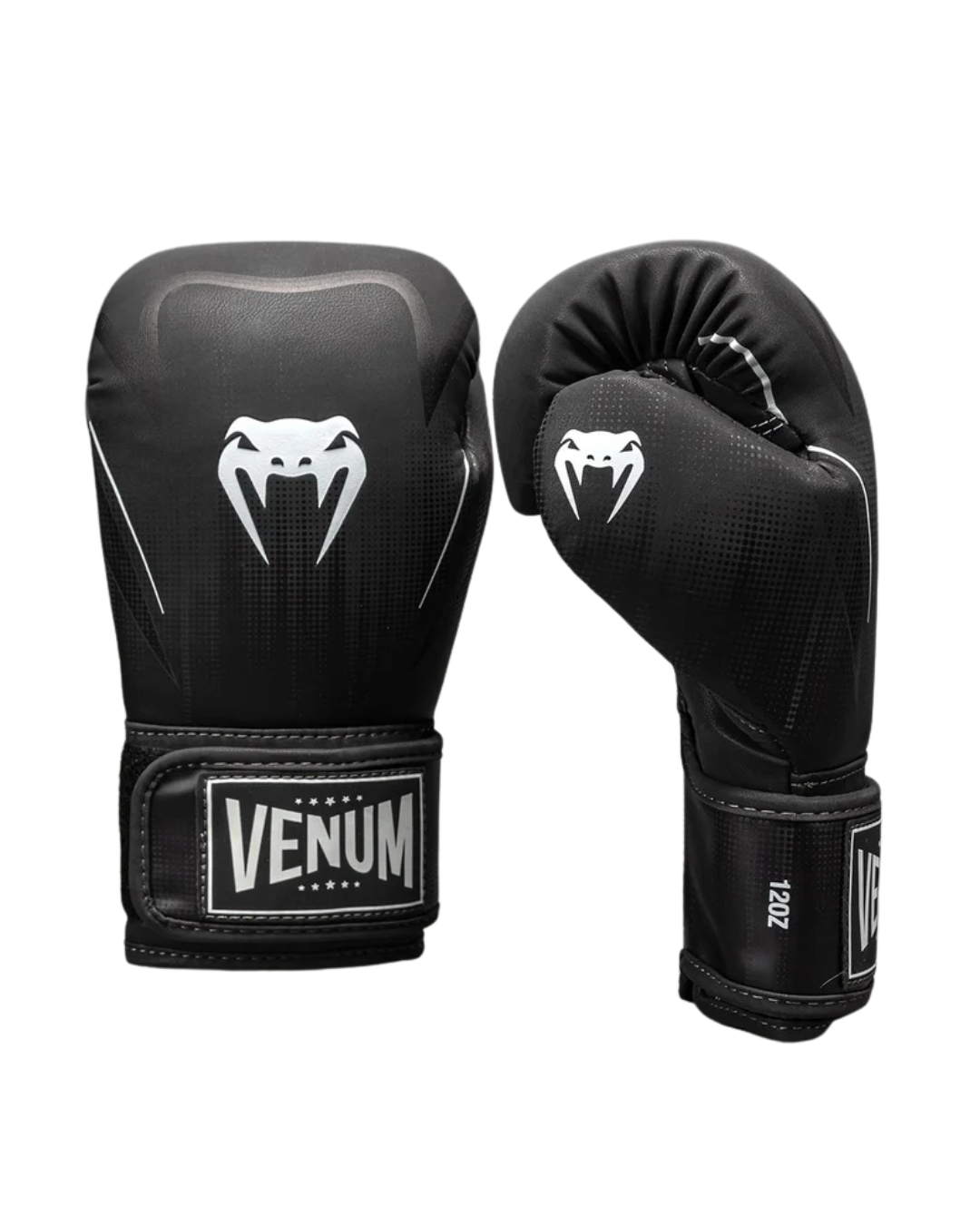 Venum Stealth Boxing Gloves – Black/White | Skintex Leather – Multi‑Density Foam – Training & Sparring