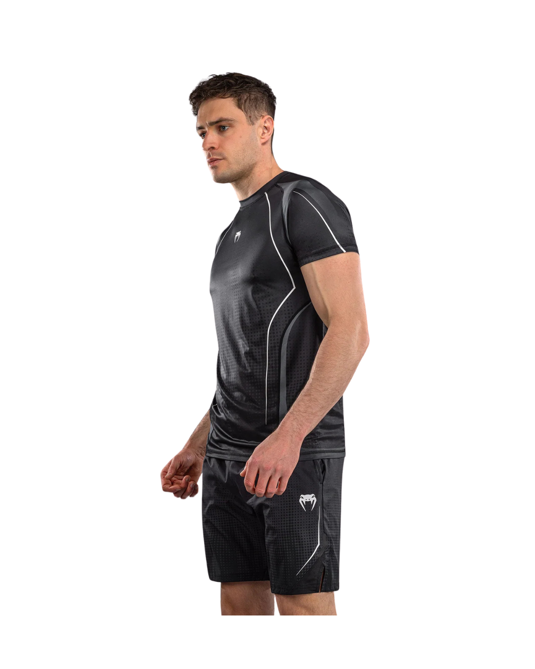 Venum Stealth Dry-Tech T-Shirt – Black/White