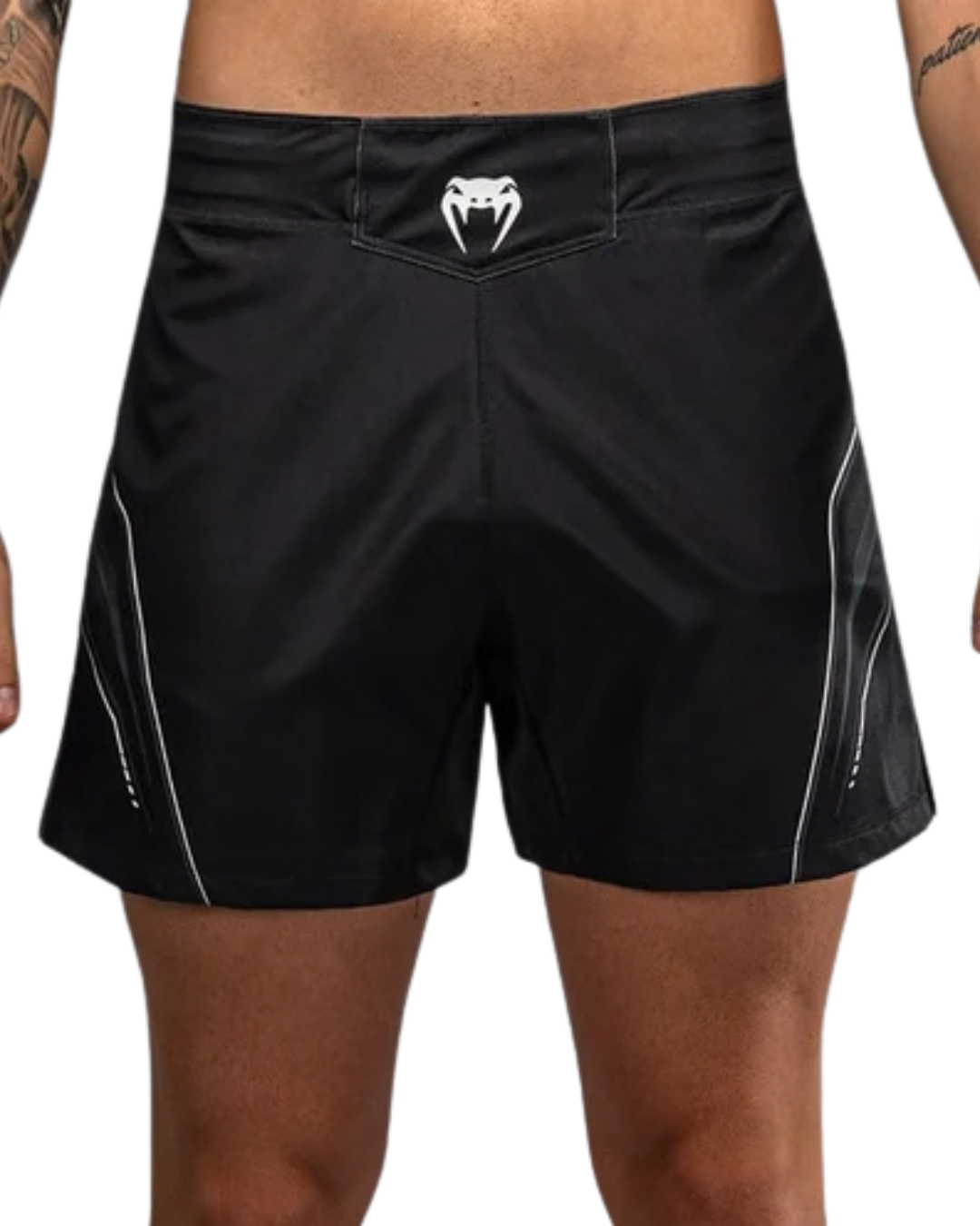 Venum Streamline Fightshorts – Black/White | Lightweight Mobility – MMA & Kickboxing Performance