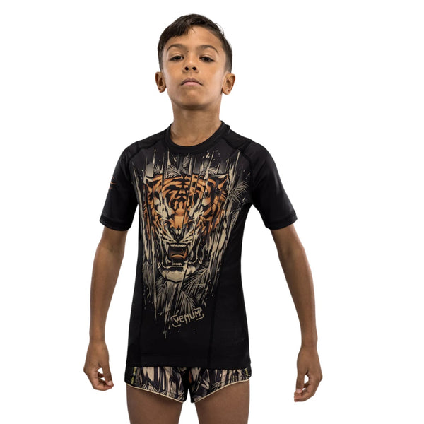 VENUM TIGER KIDS RASHGUARD SHORT SLEEVE