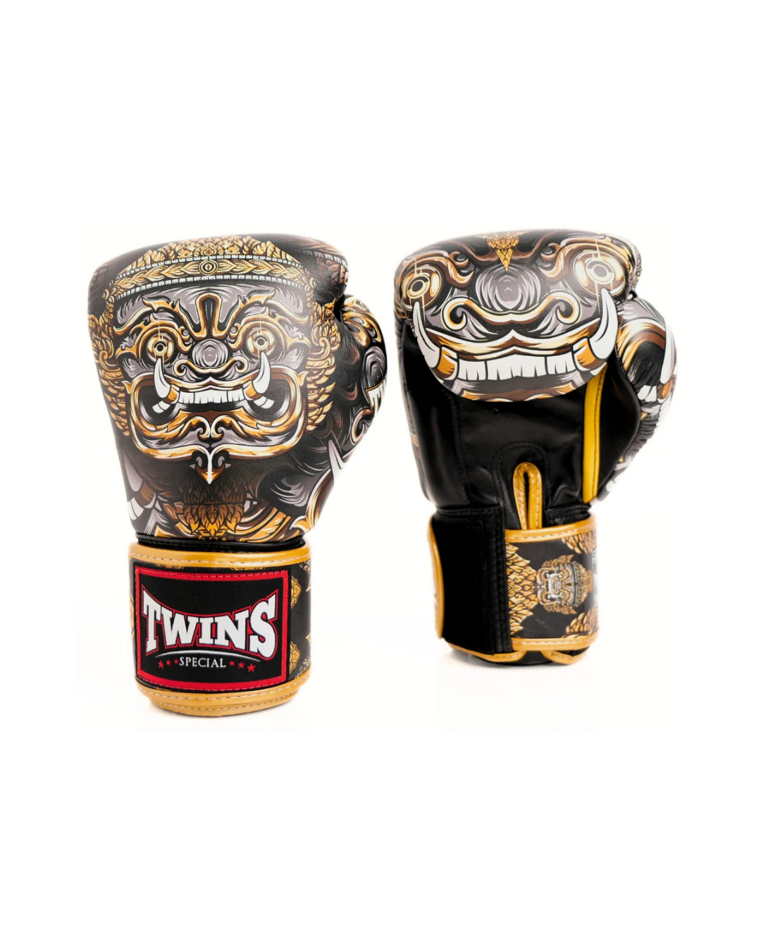 Twins Special FBGVL4-63 Boxing Gloves – Yakthai Gold/Black