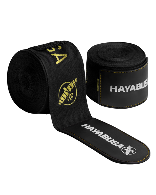 HAYABUSA DELUXE HANDWRAPS BLACK/GOLD STANDARD